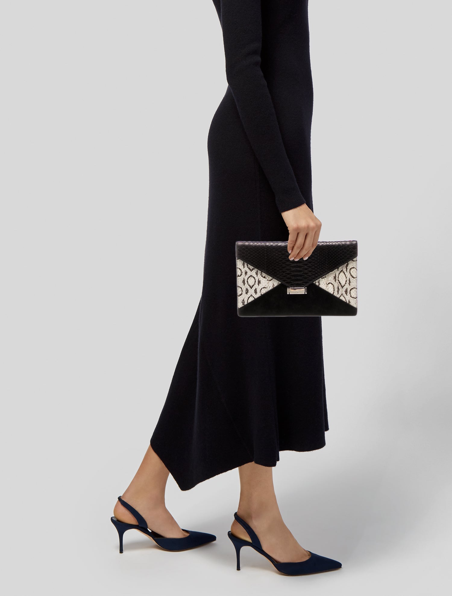 Celine Python Diamond - Blue Clutches, Handbags - CEL406964 | The