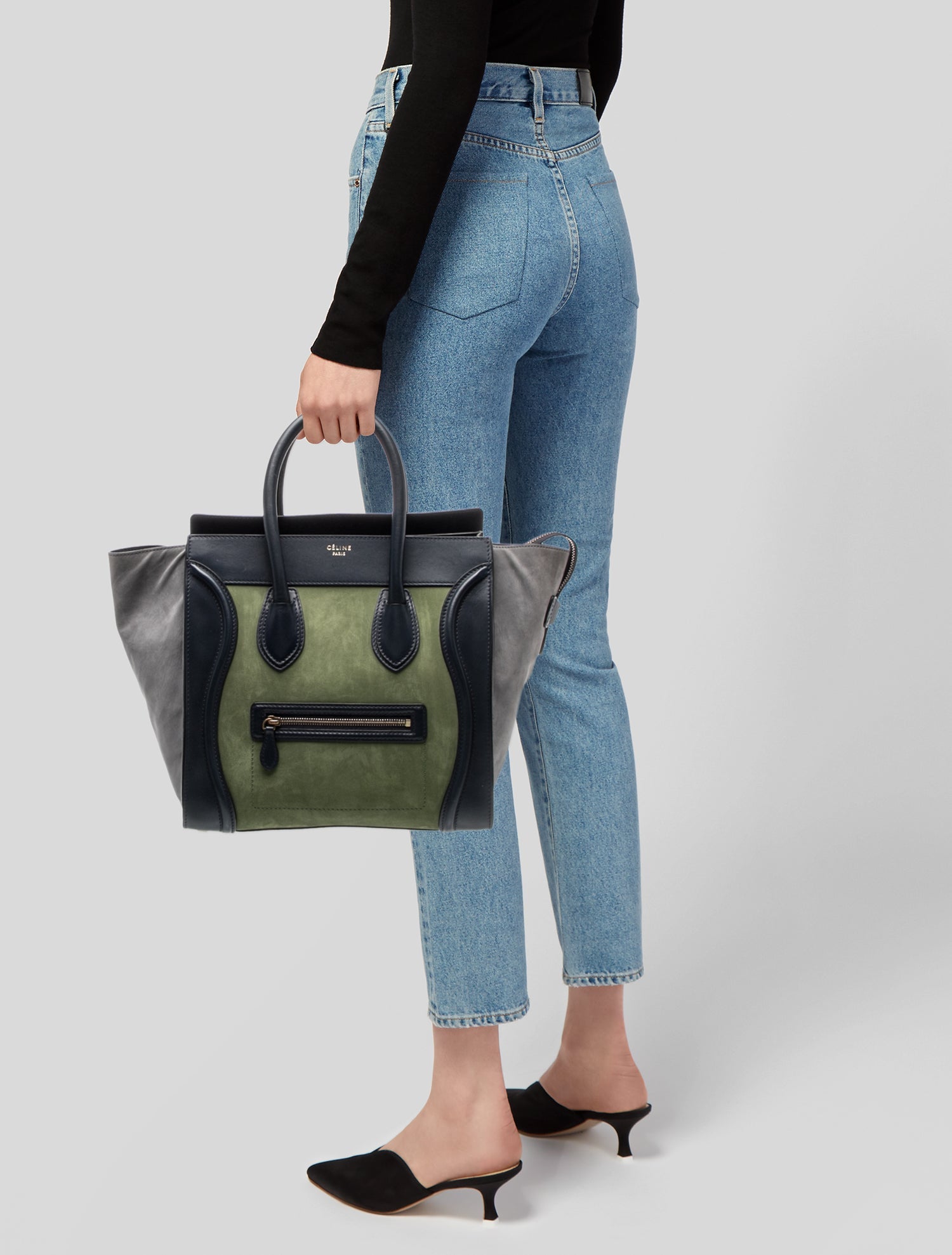 Celine Leather Luggage Mini