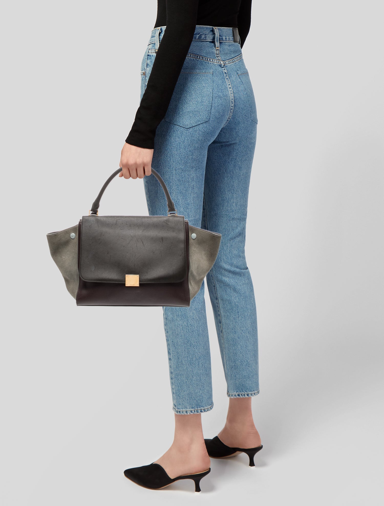 Celine Leather Trapeze Medium