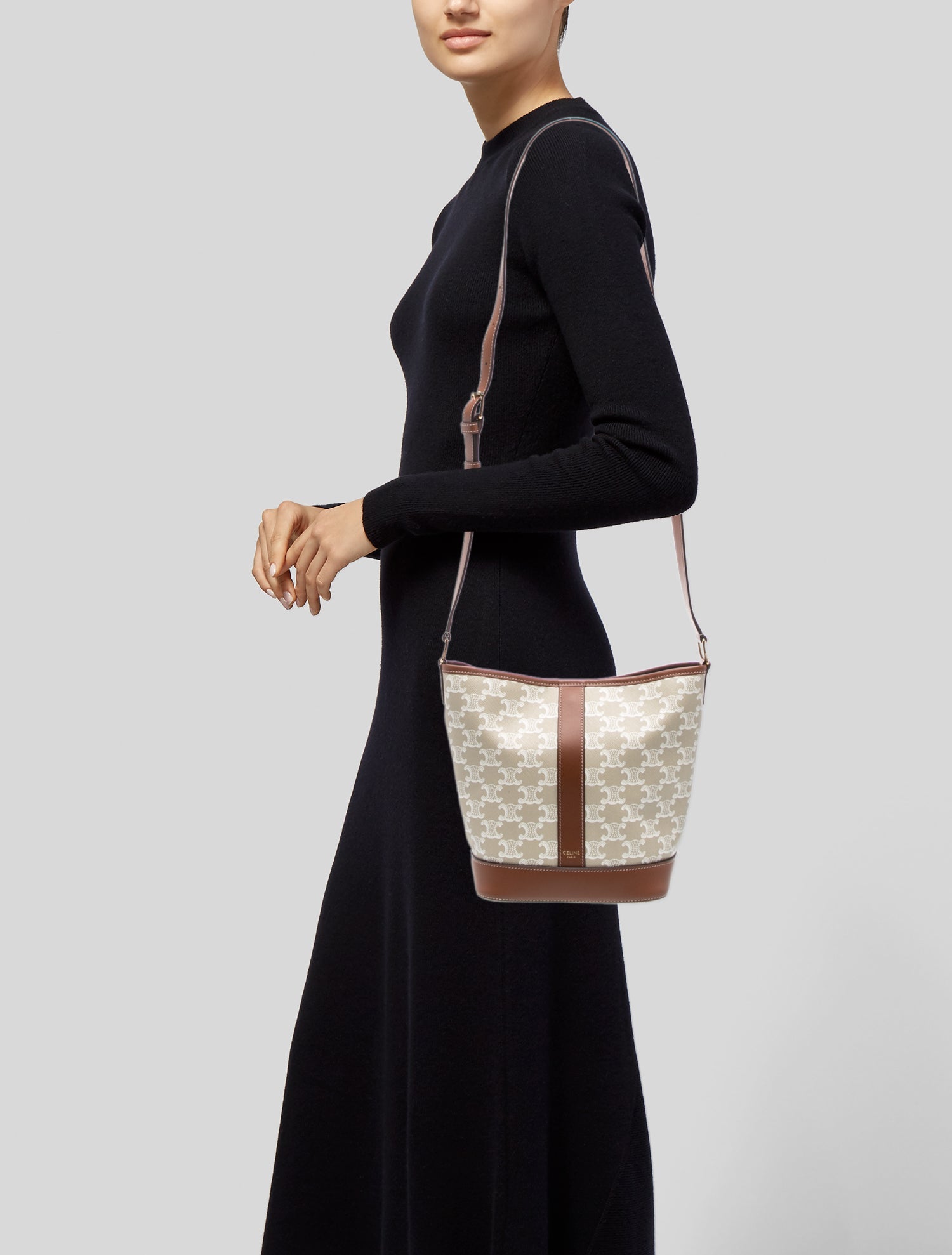 Celine Triomphe Bucket Bag Small 2024