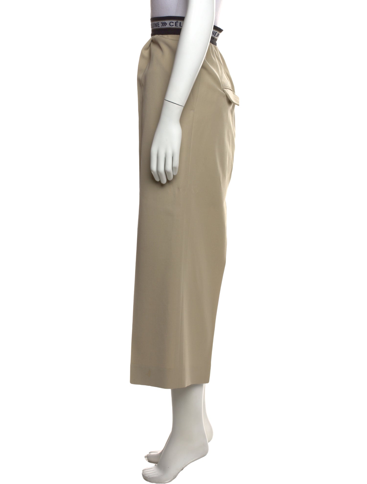 Celine Virgin Wool Wide Leg Pants