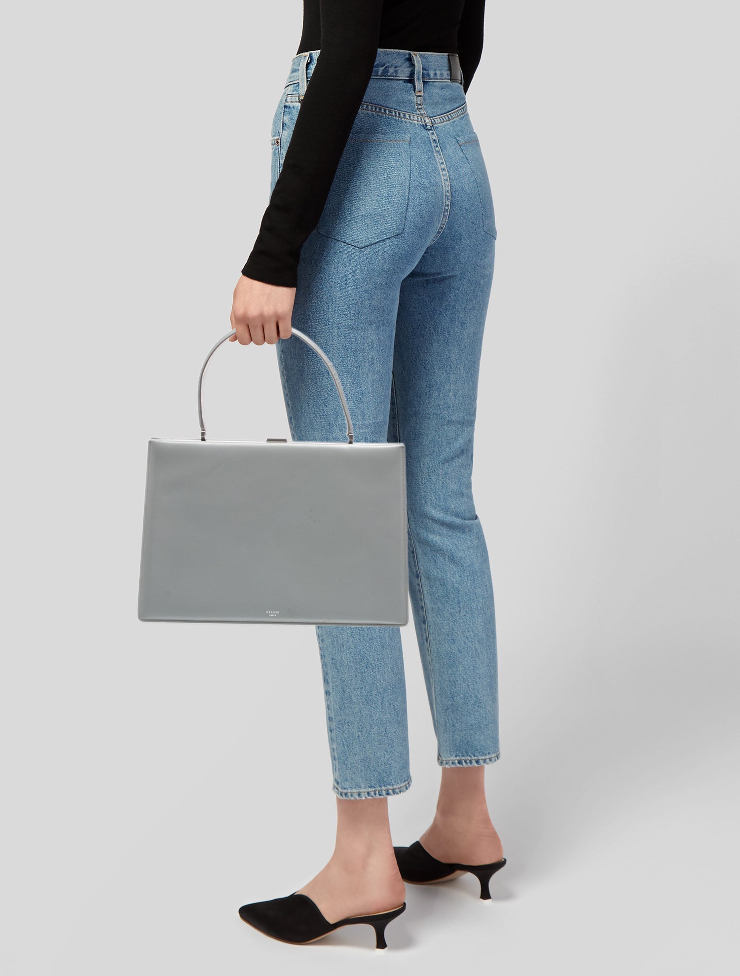 Celine Leather Clasp Medium