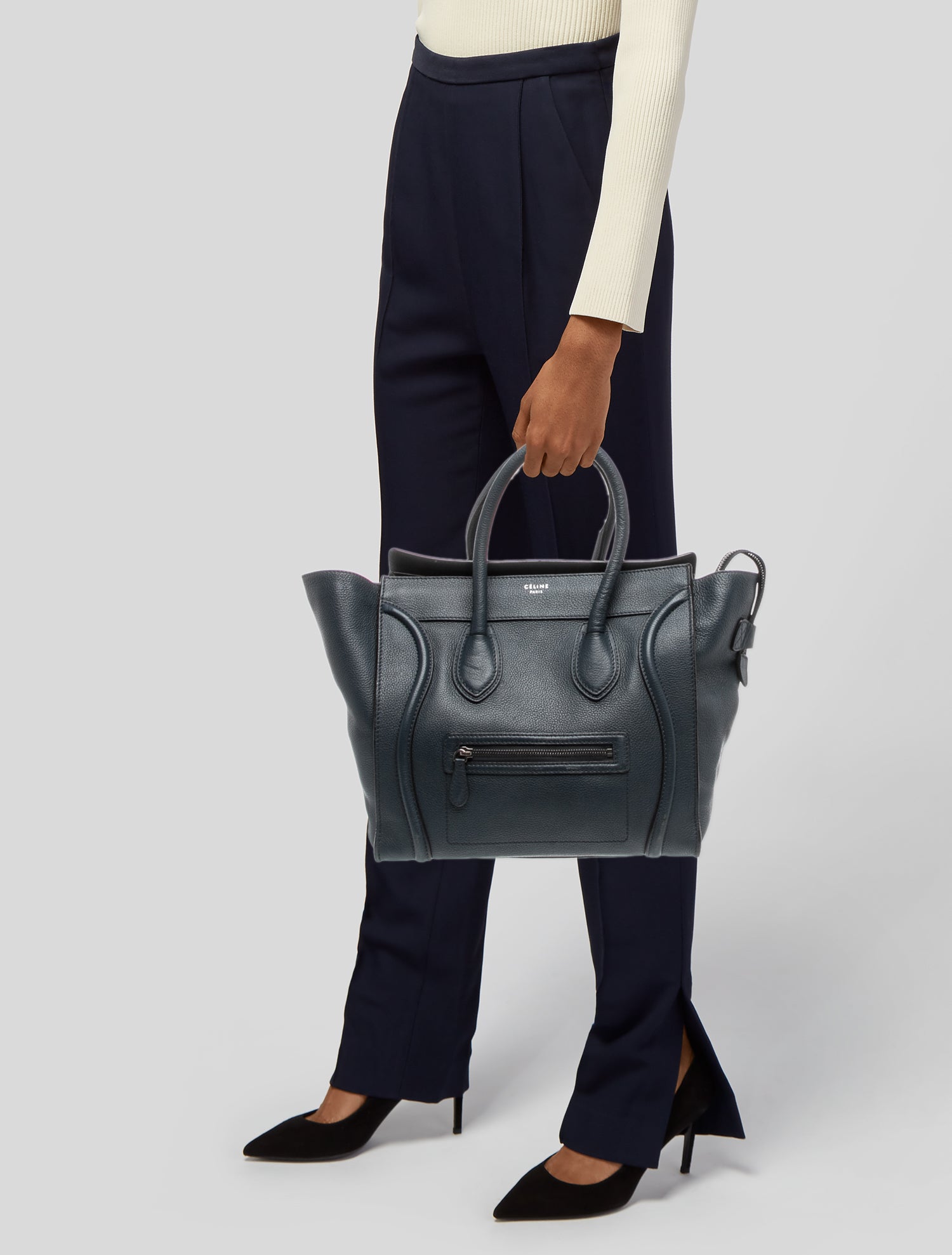 Celine Leather Luggage Mini