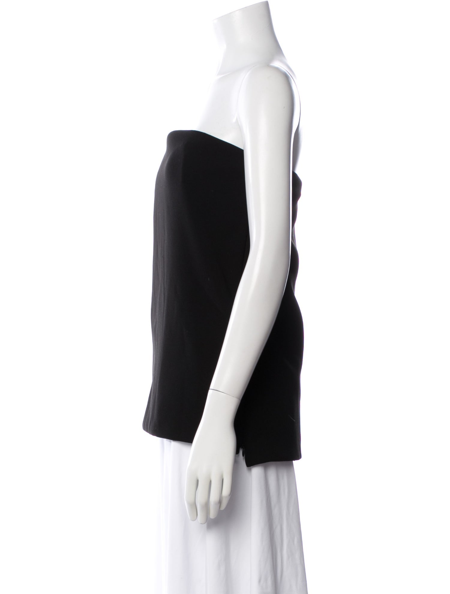 Celine Silk Strapless Top