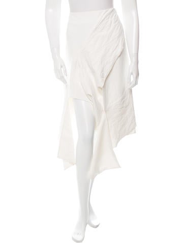 Céline Asymmetrical Knee-Length Skirt w/ Tags