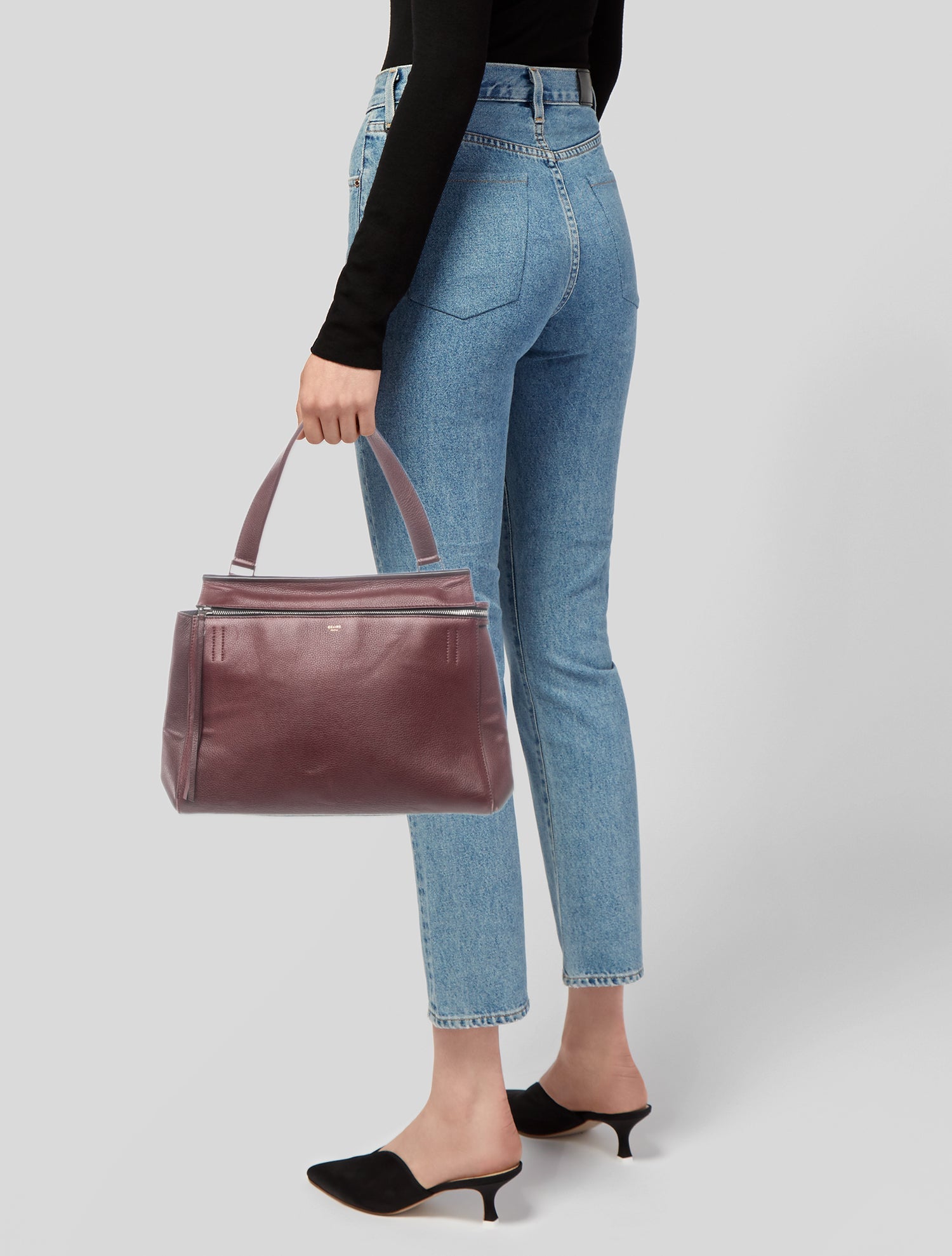 Celine Leather Edge Medium Vintage