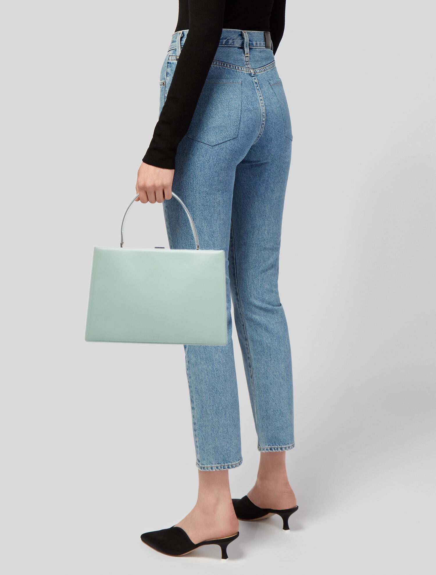 Celine Leather Clasp Medium