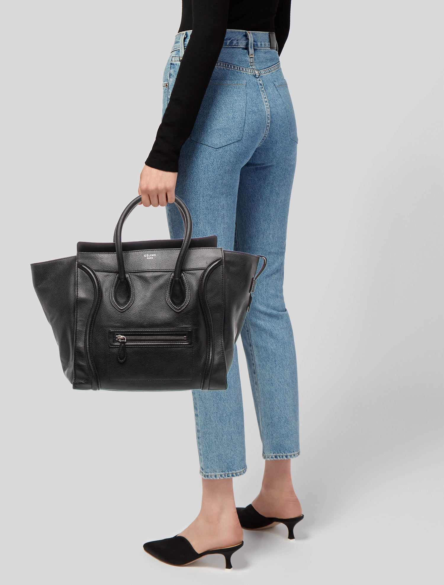 Celine Leather Luggage Mini