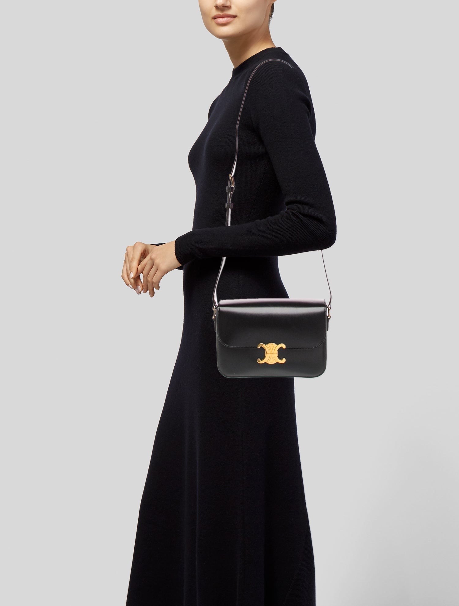 Celine Leather Triomphe Classique 2024