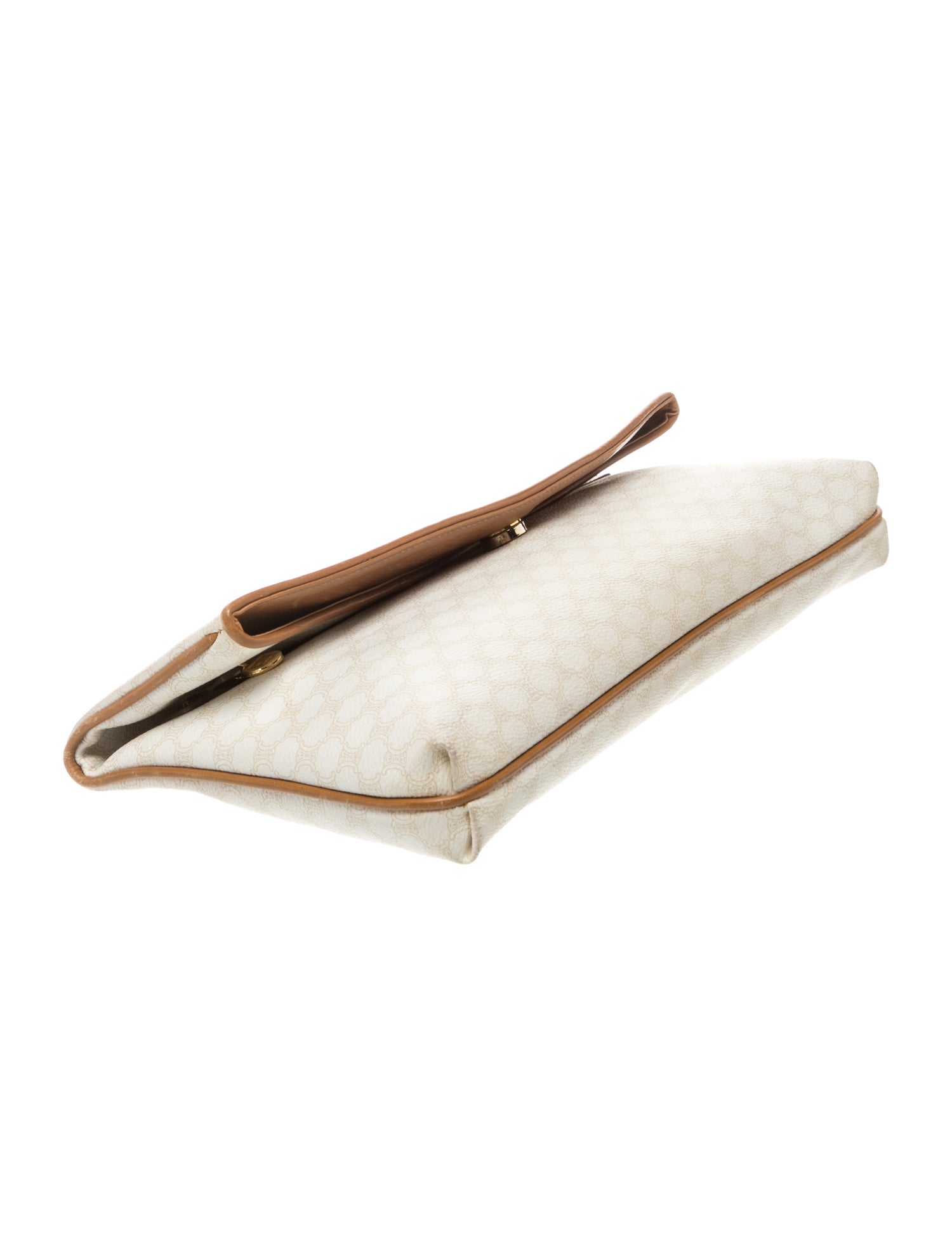 Celine Macadam Clutch Vintage - Neutrals Clutches, Handbags