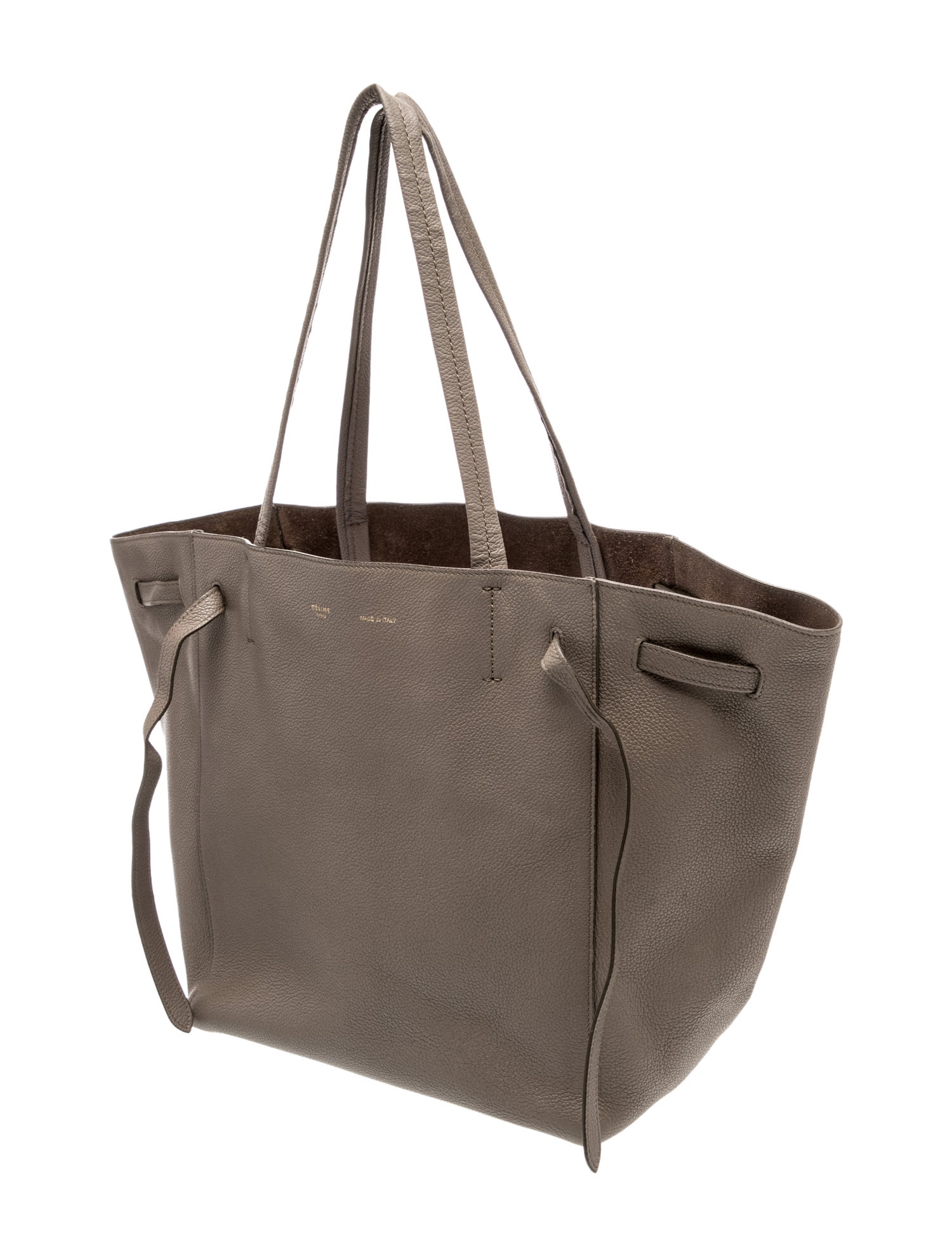Celine Leather Cabas Phantom w/Belt Small