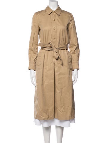 Pre-owned Celine Trench Coat In Neutrals