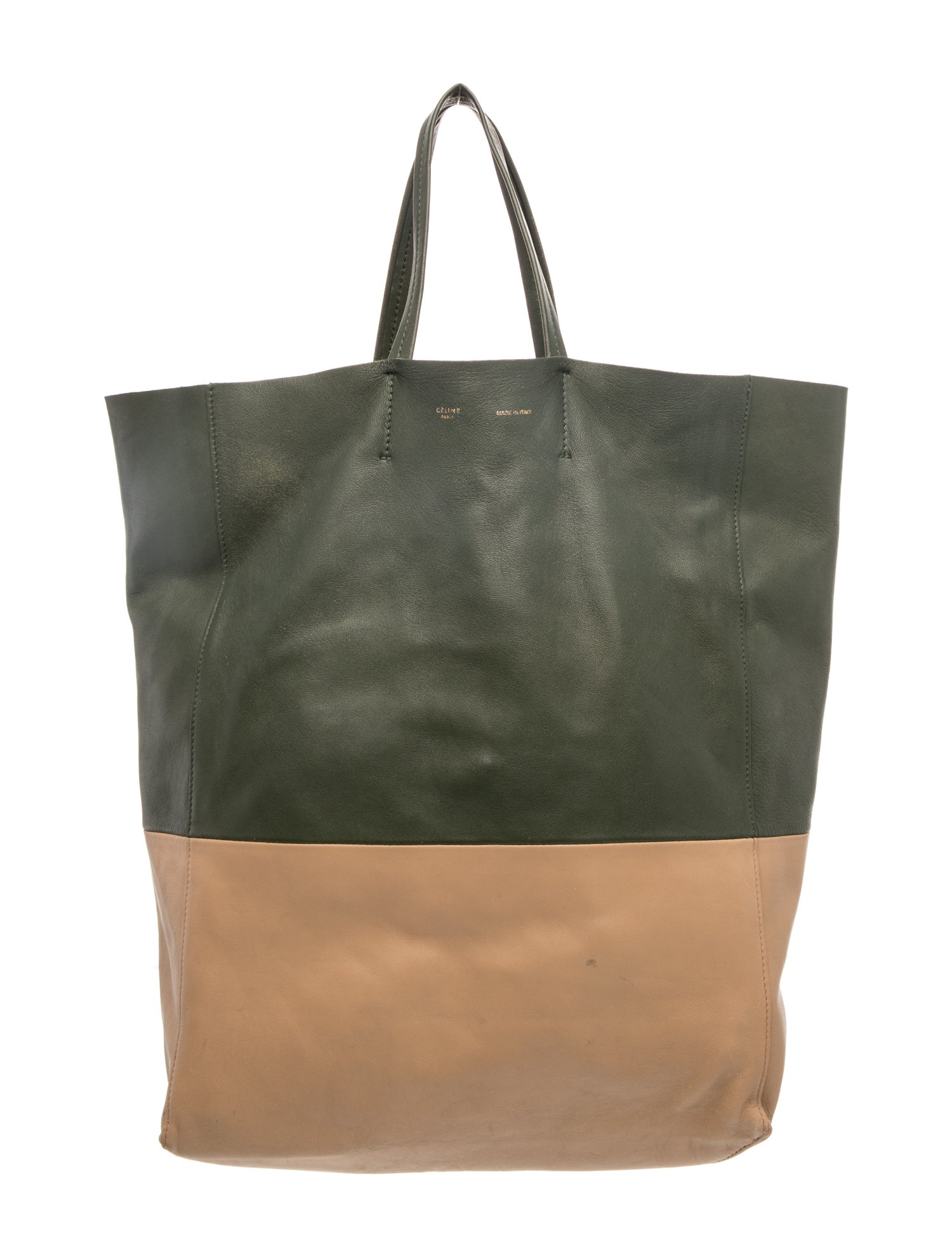Leather Vertical Cabas Vertical