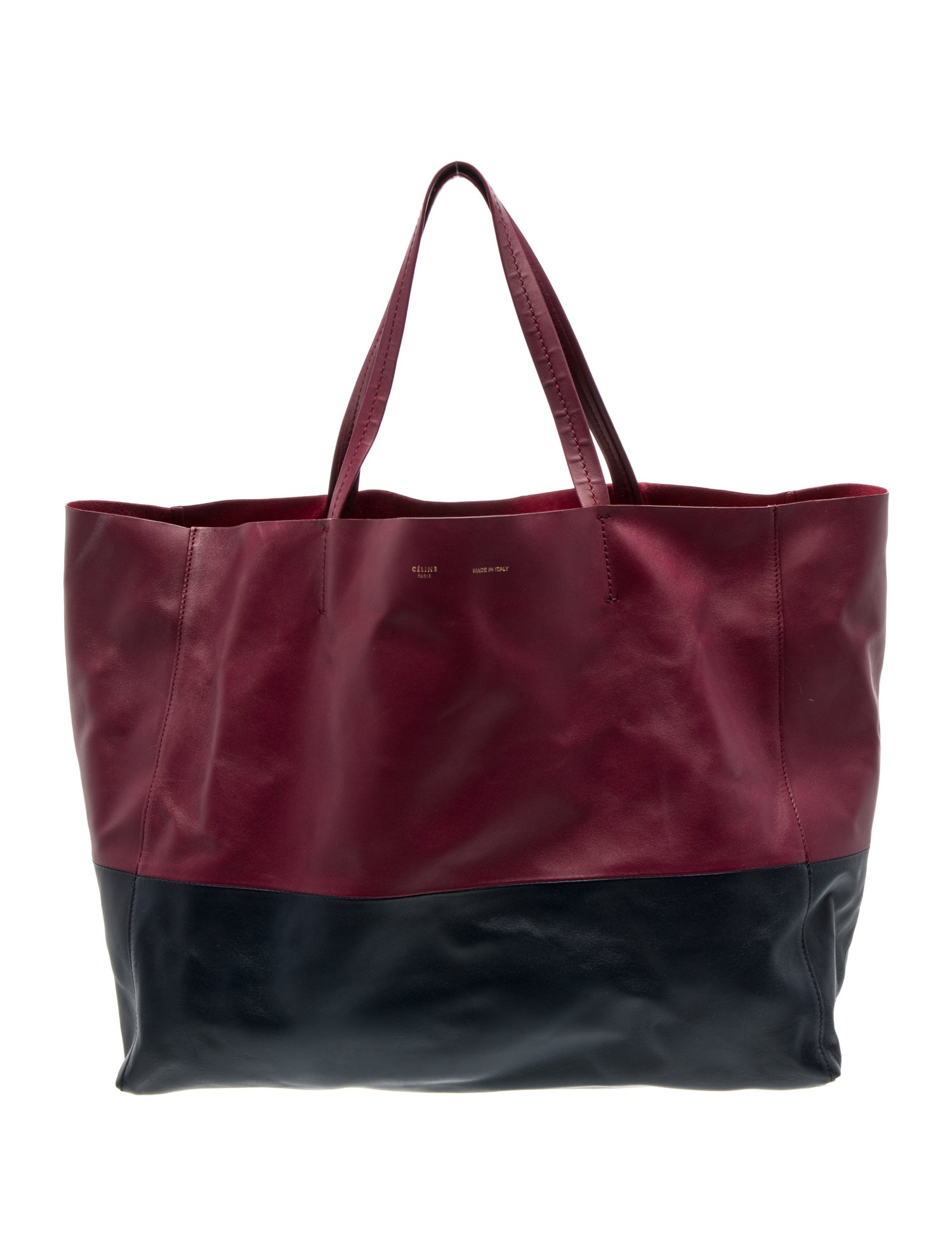 Leather Horizontal Cabas Medium