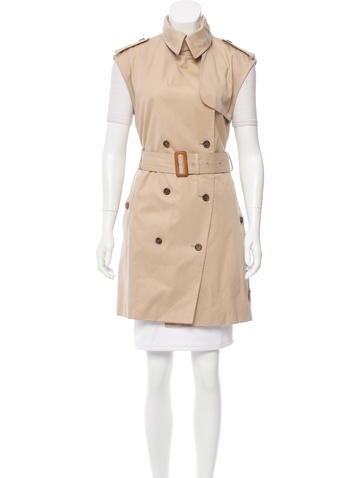 Céline Double-Breasted Belted Vest