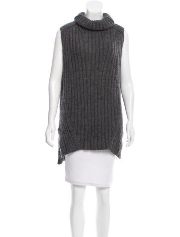 Céline Wool-Blend Sleeveless Sweater