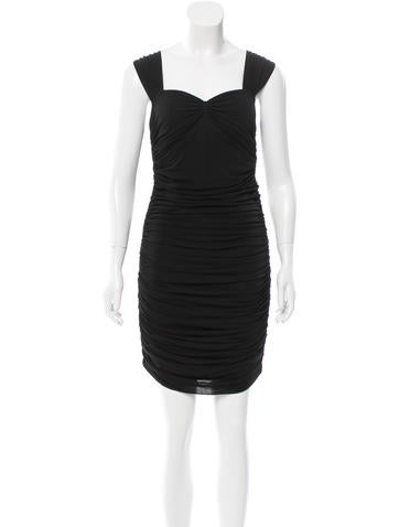 Céline Ruched Cocktail Dress