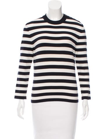 Céline Striped Wool Top