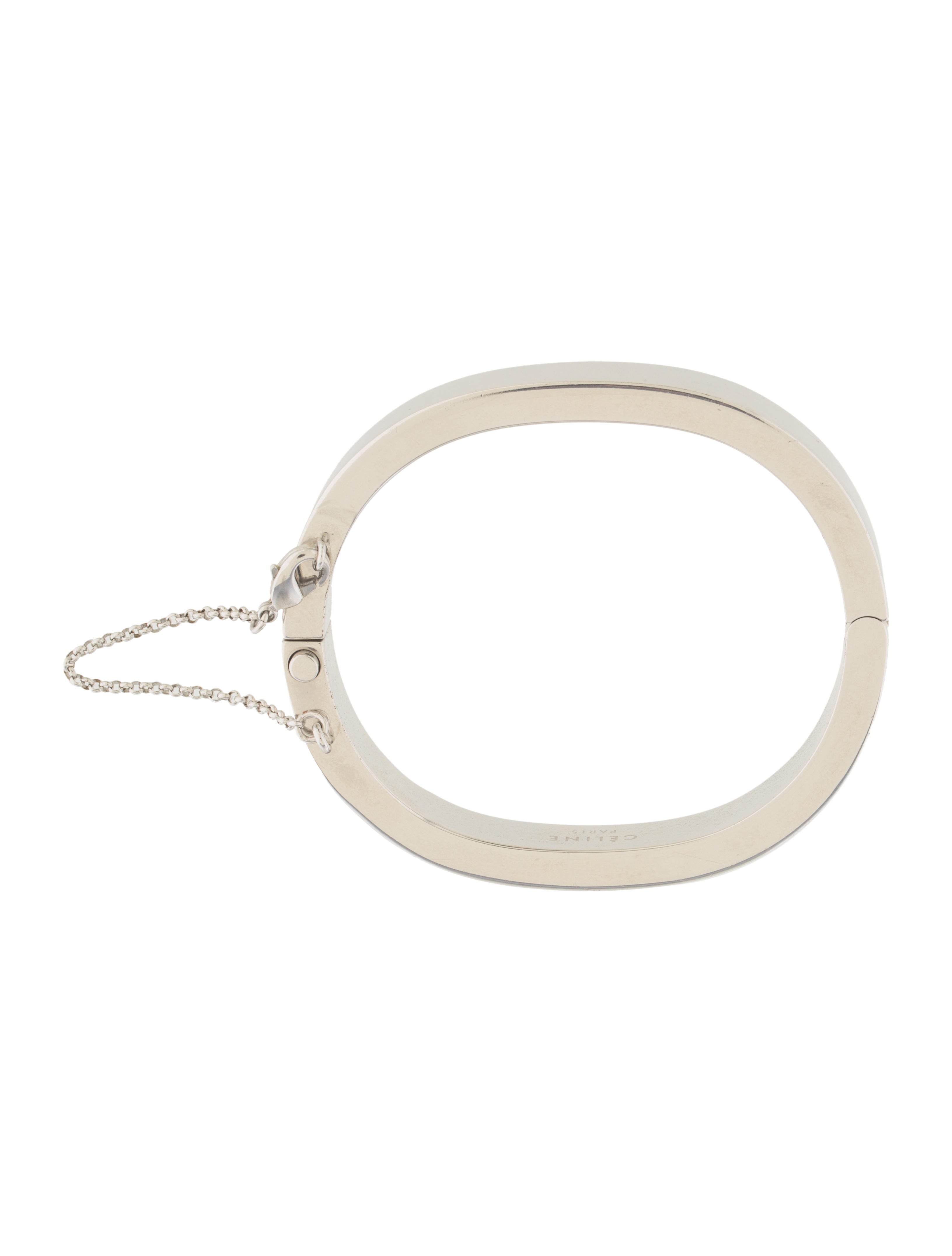 Céline Hinged Bangle Bracelet Bracelets CEL52721 The RealReal