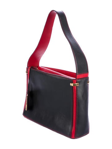 Céline Colorblock Leather Shoulder Bag Handbags Cel57094 The Colorblock Leather Shoulder Bag