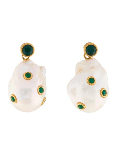 Celine Céline Baroque Pearl Drop Earrings