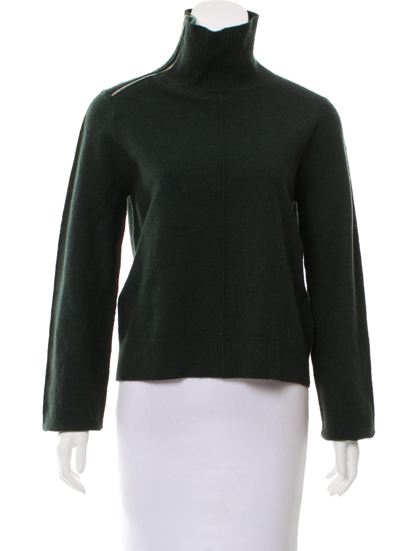 Celine Céline Long Sleeve Wool-Blend Sweater