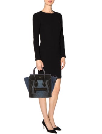 Celine Céline Micro Python Luggage Tote