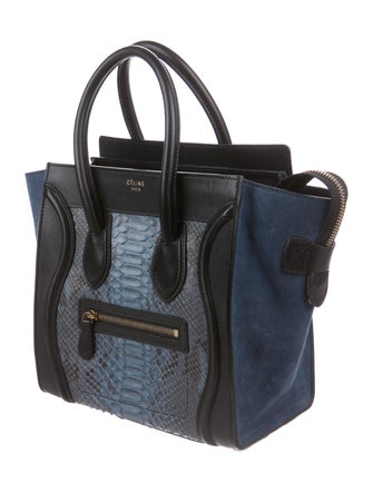 Celine Céline Micro Python Luggage Tote