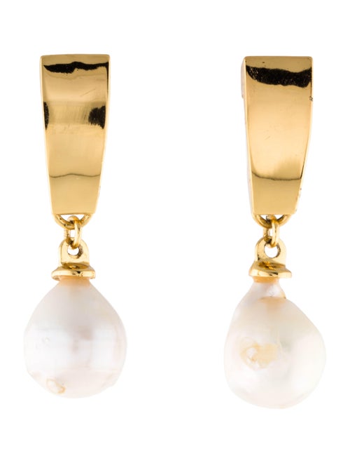 Celine Céline Pearl Drop Earrings