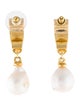 Celine Céline Pearl Drop Earrings