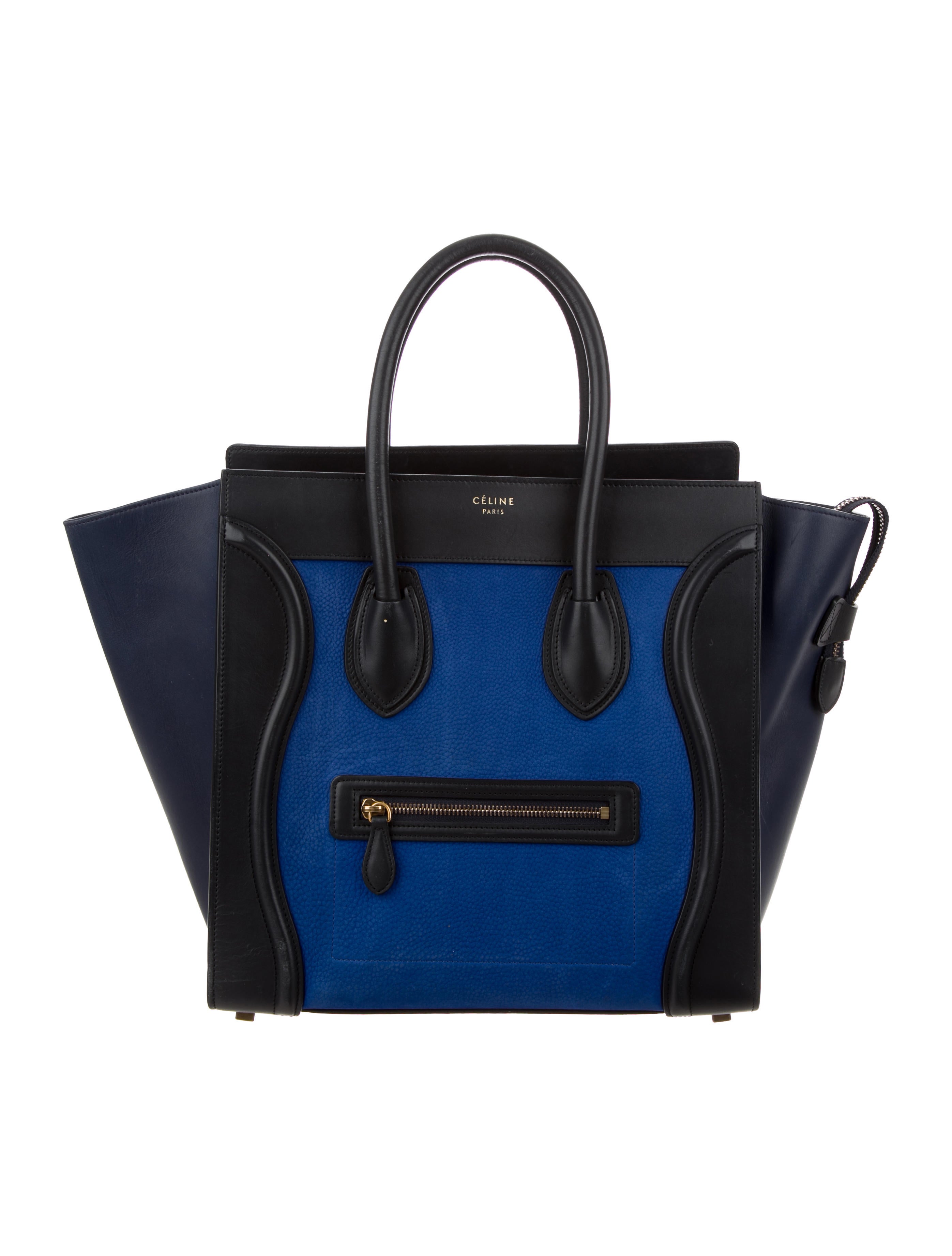 céline mini luggage tote - handbags - cel81527 | the realreal