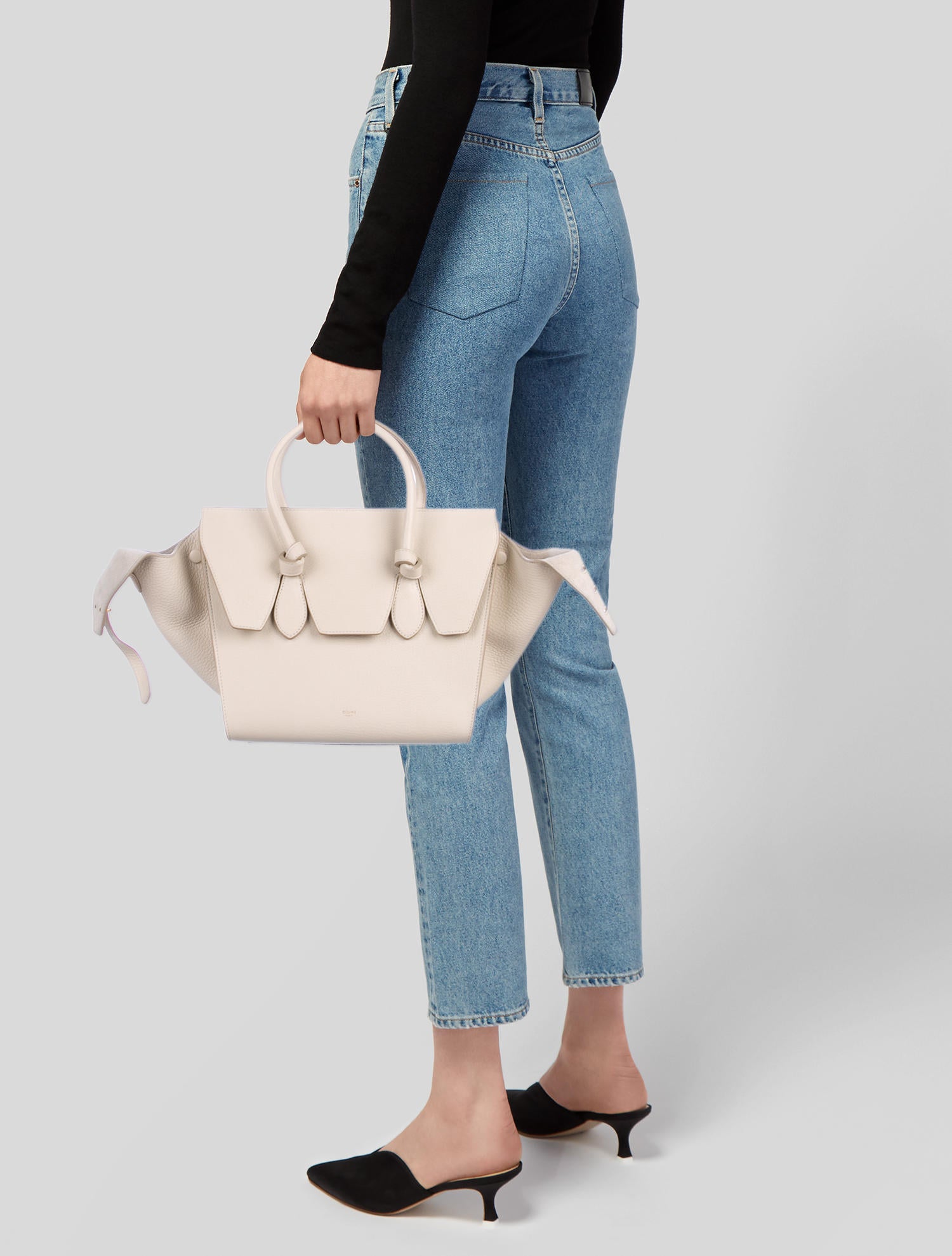 celine small tie tote