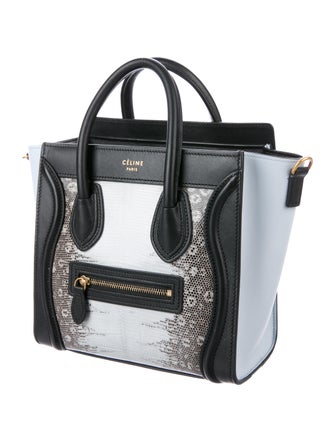 Celine 2017 Lizard Nano Luggage