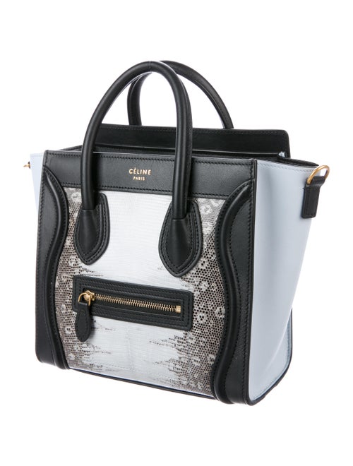Celine 2017 Lizard Nano Luggage