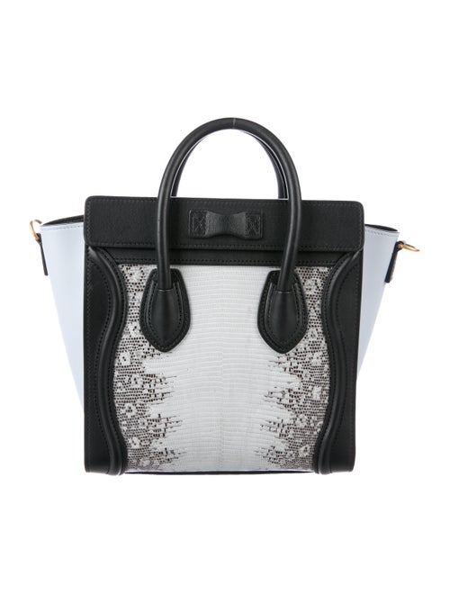 Celine 2017 Lizard Nano Luggage