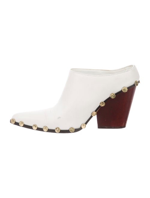 Celine Céline Studded Pointed-Toe Mules