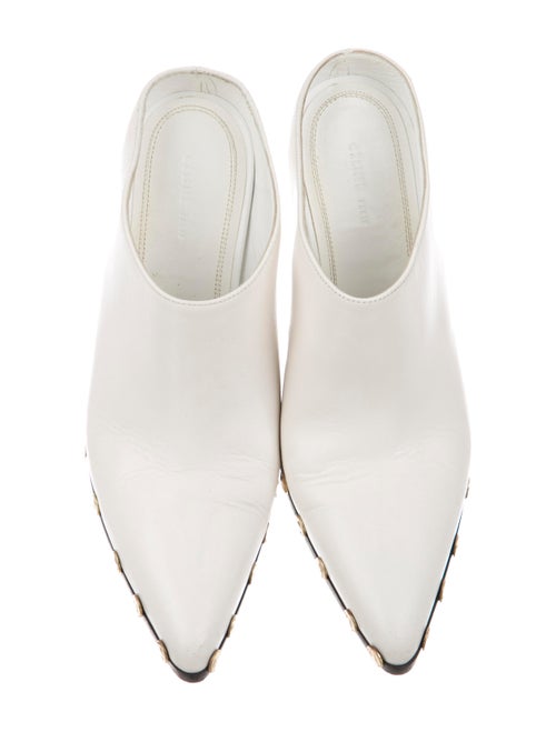 Celine Céline Studded Pointed-Toe Mules