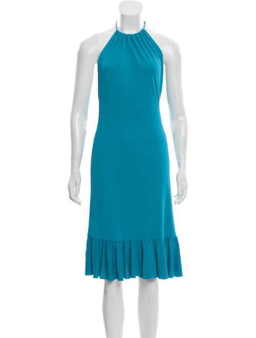 Celine Halter Woven Dress