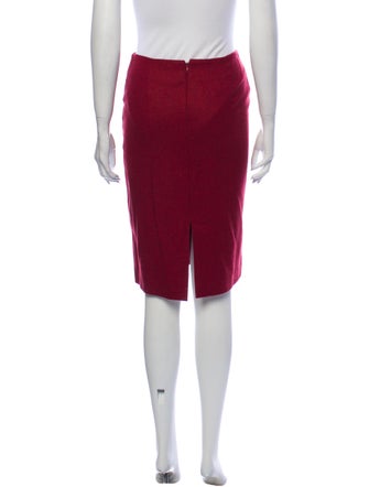 Davide Cenci Virgin Wool Knee-Length Skirt