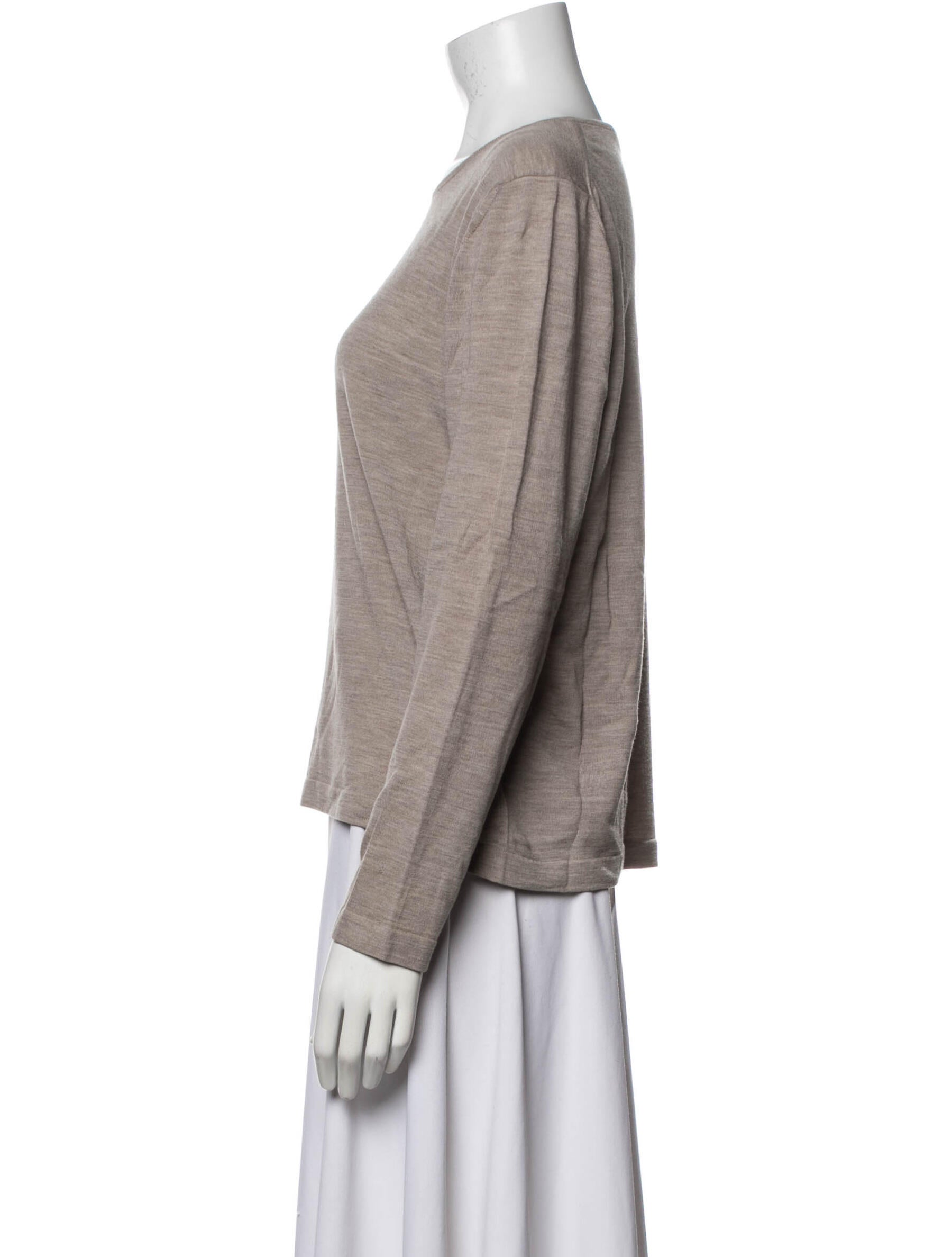 Davide Cenci Wool Scoop Neck Sweater