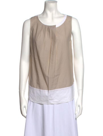 Davide Cenci Tops Scoop Neck Sleeveless Blouse Us4, It40 | S
