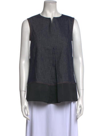 Davide Cenci Tops Crew Neck Sleeveless Tunic Us2, It38 | XS