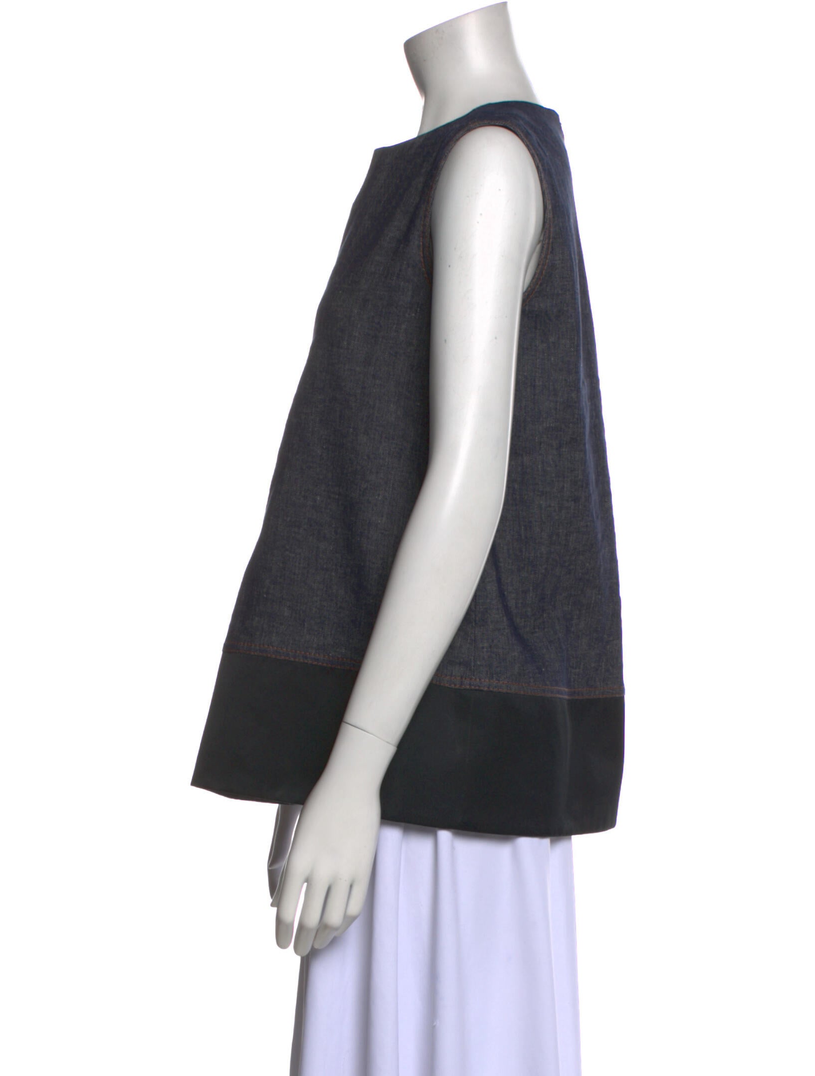 Davide Cenci Crew Neck Sleeveless Tunic