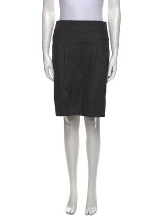 Davide Cenci Virgin Wool Knee-Length Skirt