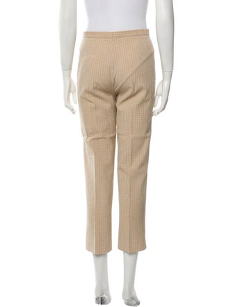 Davide Cenci Plaid Print Straight Leg Pants