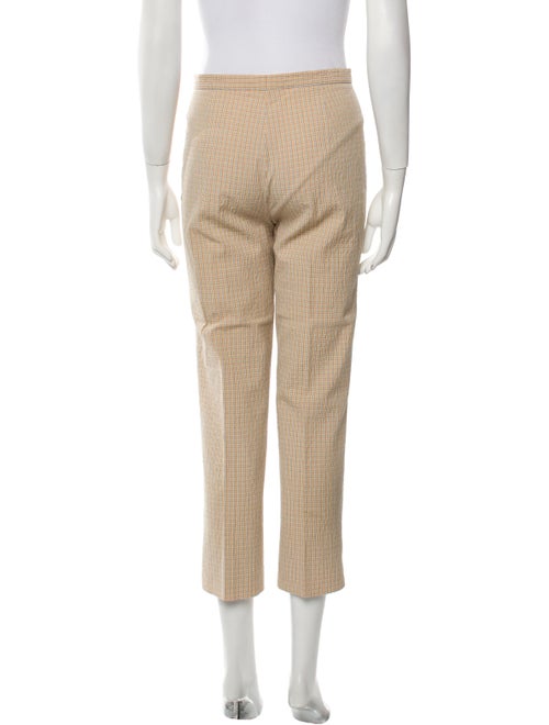 Davide Cenci Plaid Print Straight Leg Pants