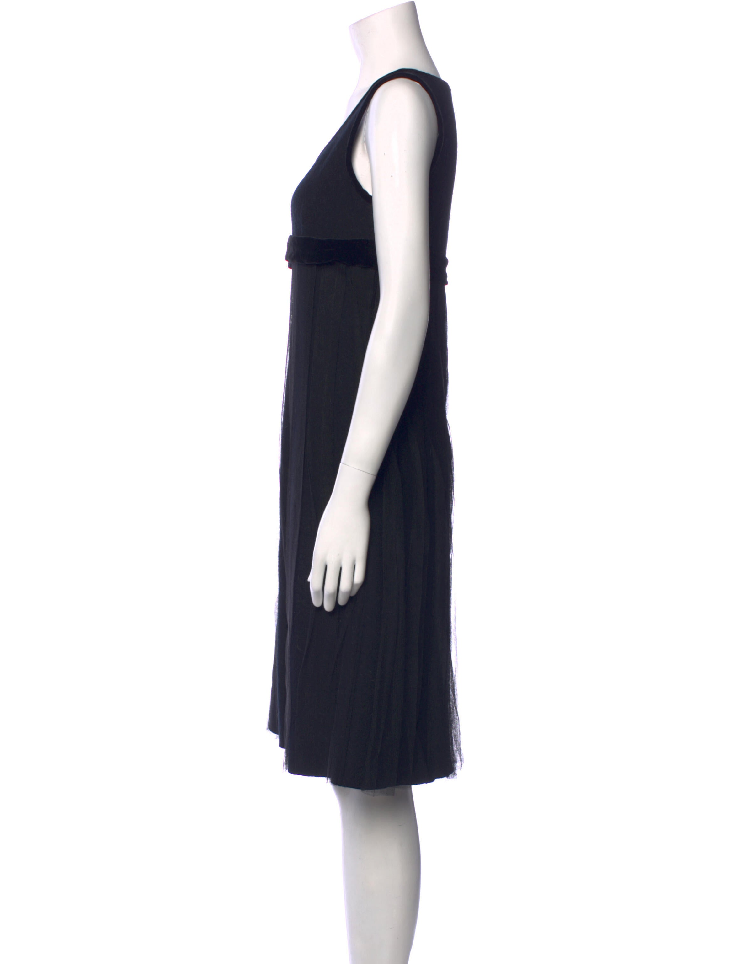 Davide Cenci Scoop Neck Knee-Length Dress