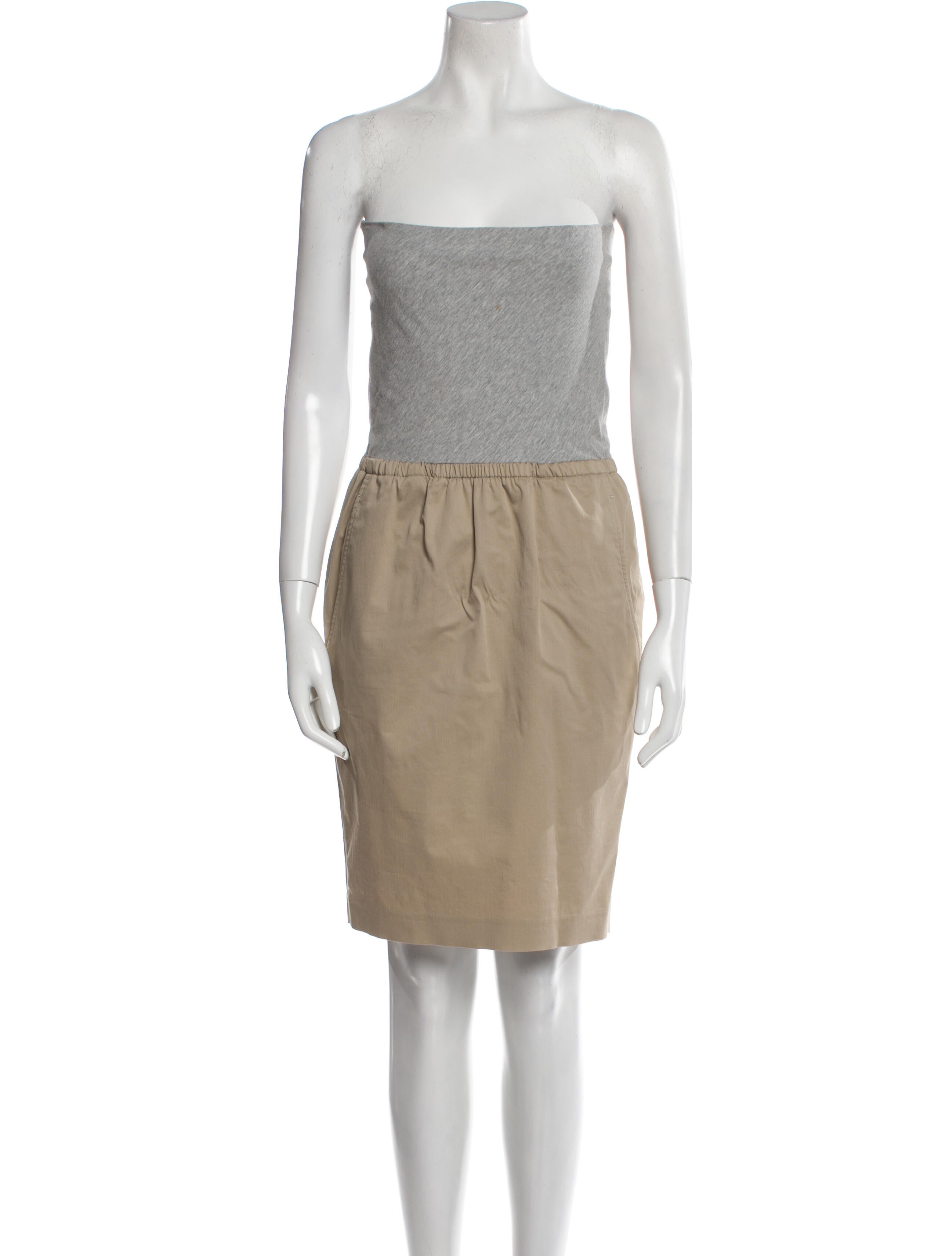 Davide Cenci Strapless Mini Dress