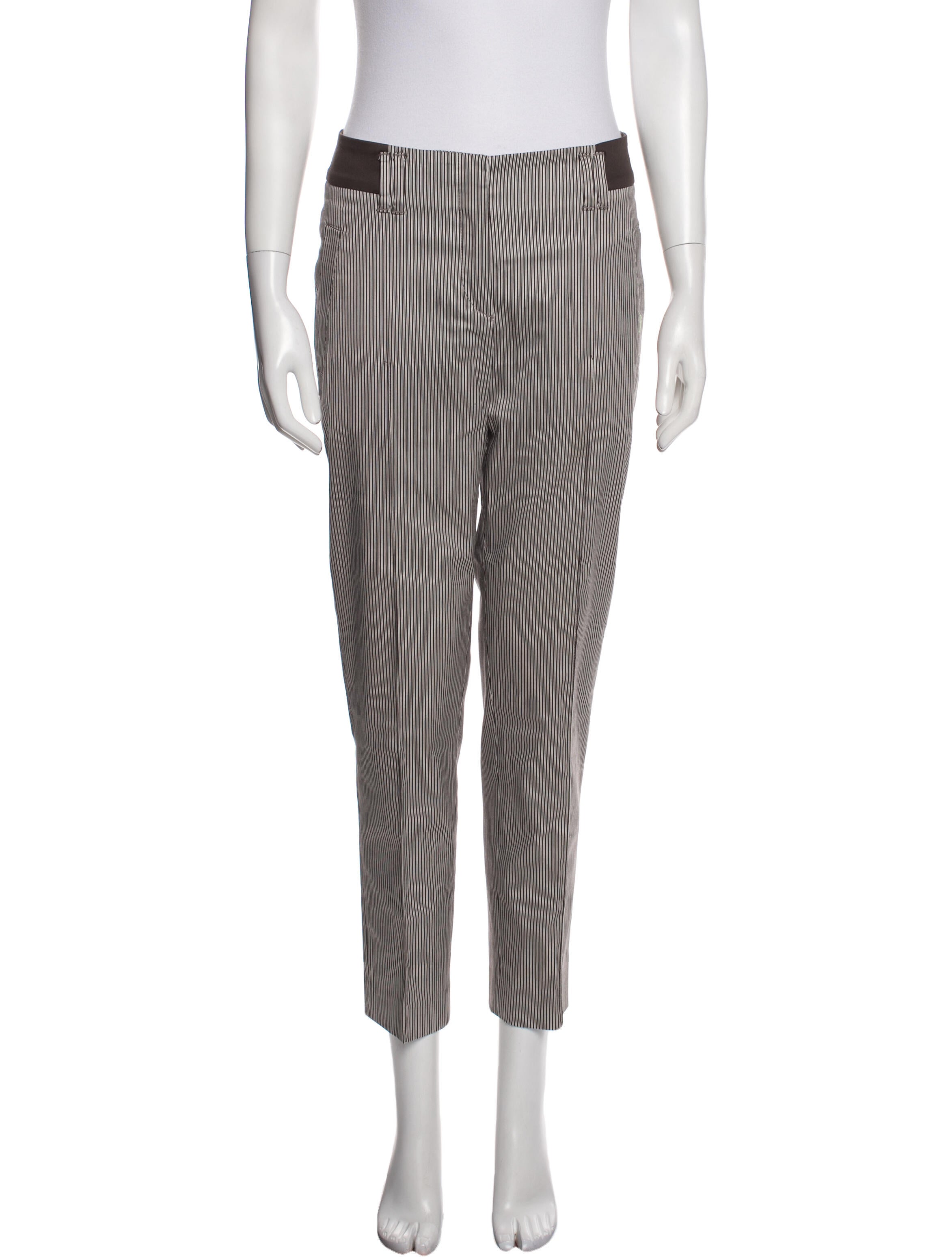 Davide Cenci Striped Straight Leg Pants
