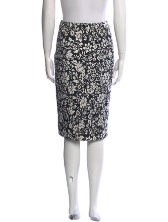 Davide Cenci Printed Knee-Length Skirt